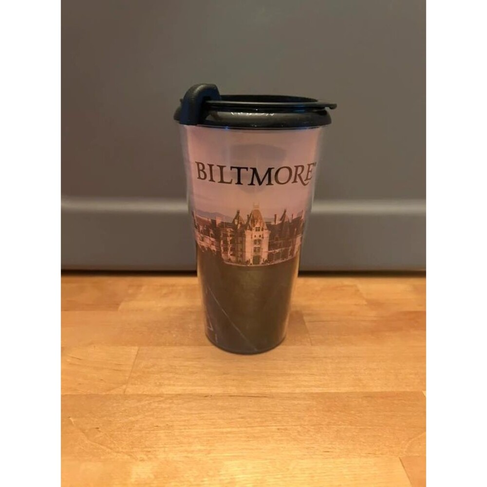 Biltmore Estate Souvenir Plastic Coffee Cup 16 Ounces New